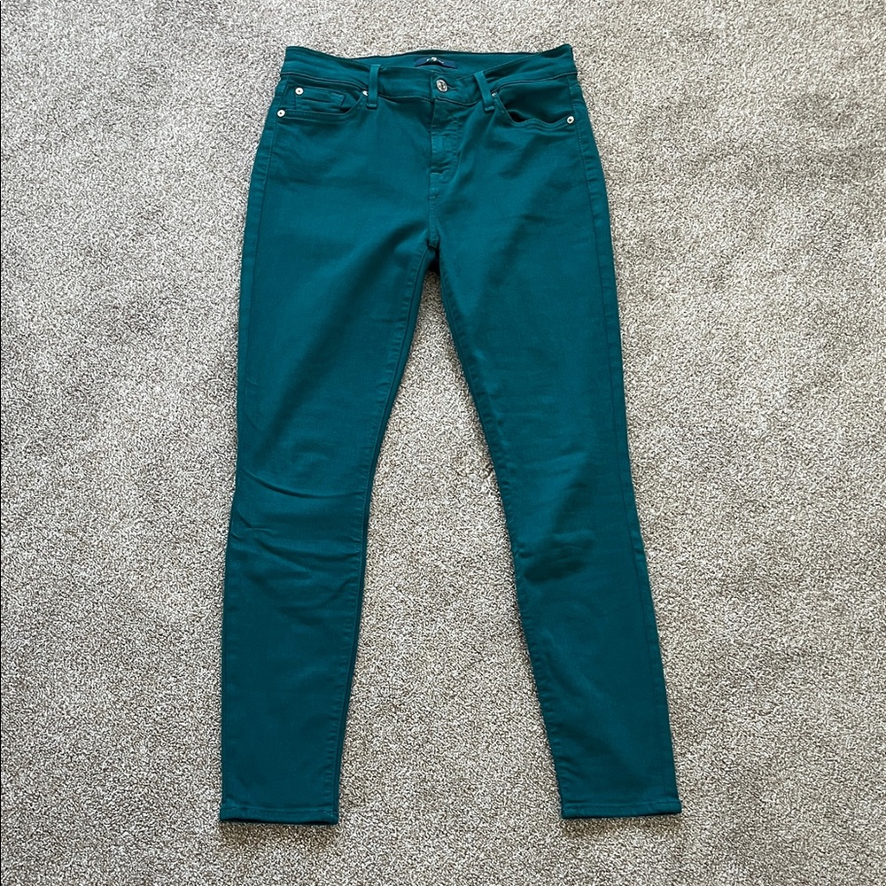 Teal Women's Skinny Jeans